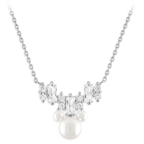 Rebecca Hook Mickey Mouse Icon Pearl Necklace by