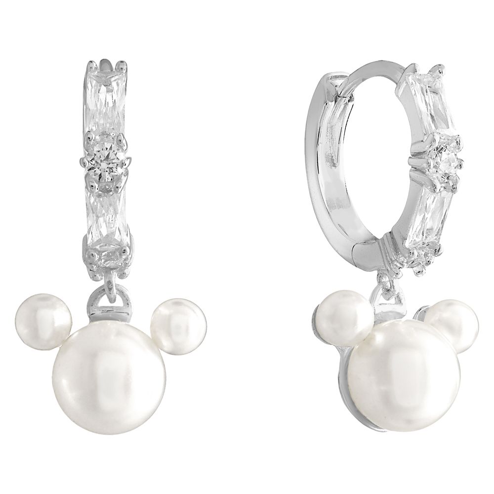 Mickey Mouse Icon Pearl Earrings by Rebecca Hook Official shopDisney