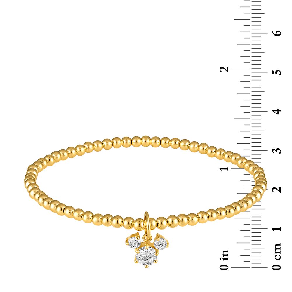 Mickey Mouse Icon Beaded Bracelet by Rebecca Hook
