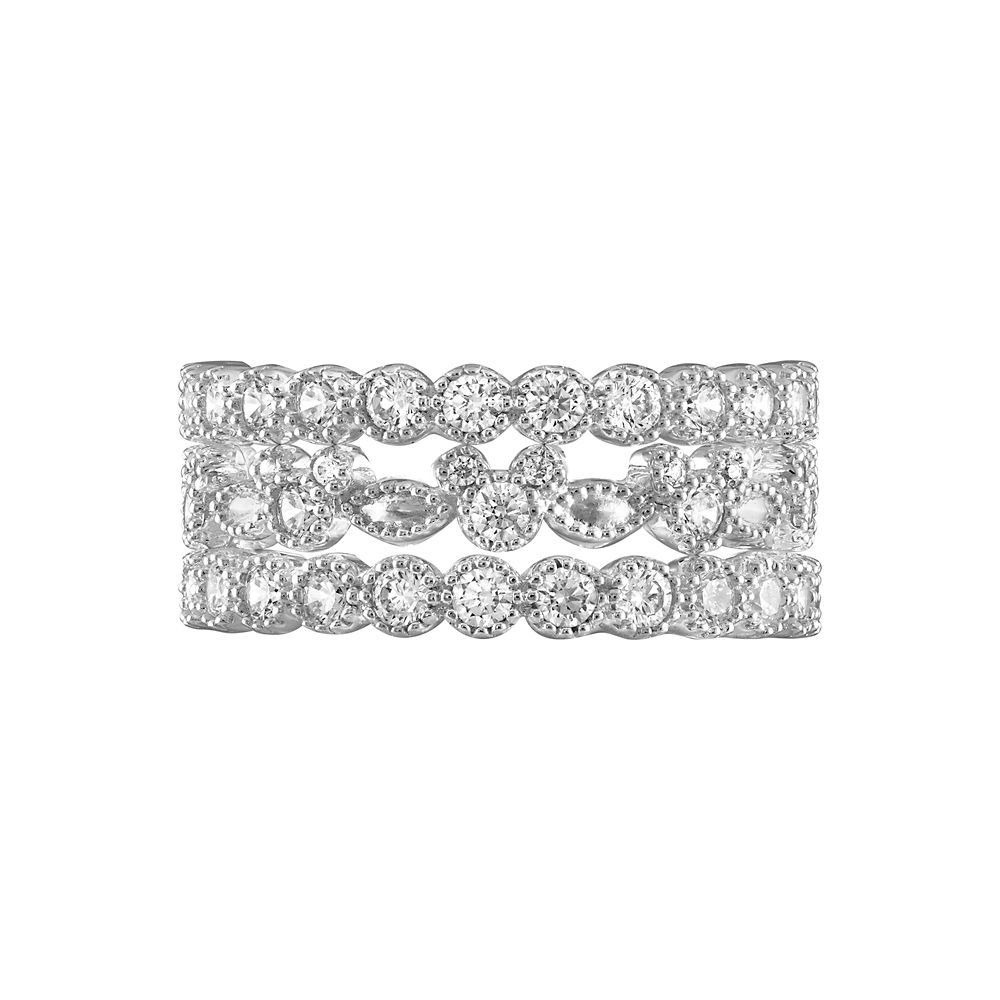 Mickey Mouse Icon Three Band Ring by Rebecca Hook Official shopDisney