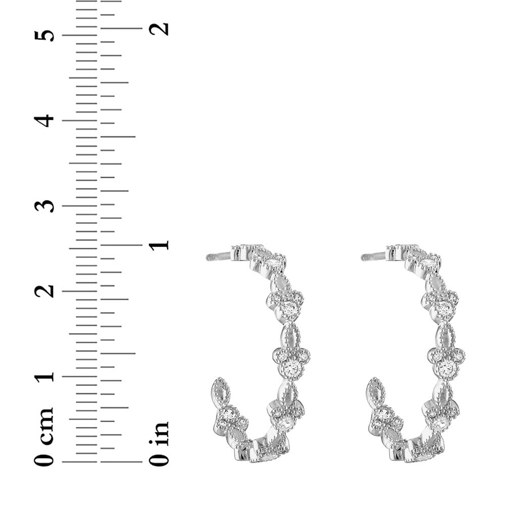 Mickey Mouse Icon Hoop Earrings by Rebecca Hook