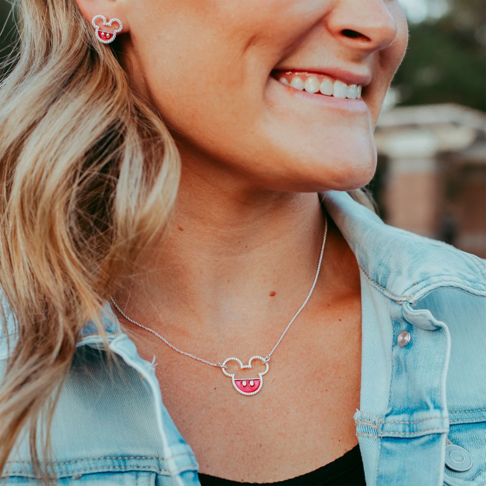 Mickey Mouse Shorts Necklace by Rebecca Hook