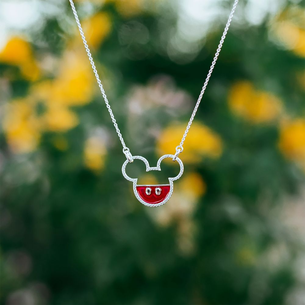 Mickey Mouse Shorts Necklace by Rebecca Hook
