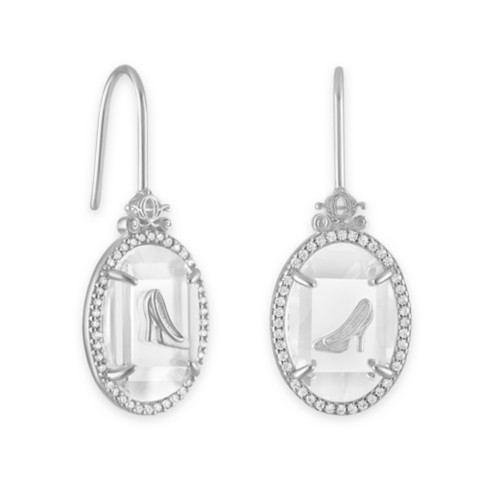 Rebecca Hook Cinderella 75th Anniversary Drop Earrings by