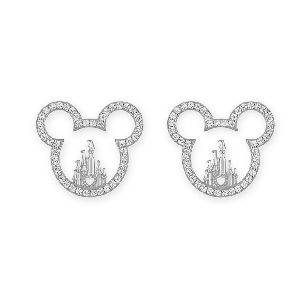 Mickey Mouse Icon Fantasyland Castle Earrings by Rebecca Hook Official shopDisney