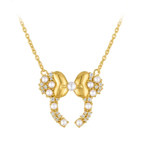 Аксессуары для волос Rebecca Hook Minnie Mouse Swarovski Pearls Ear Headband Necklace by