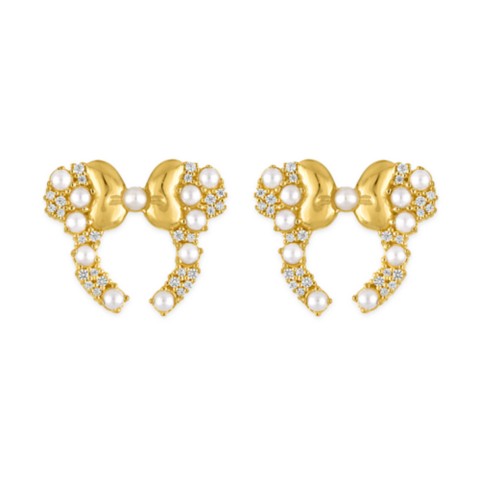 Аксессуары для волос Rebecca Hook Minnie Mouse Swarovski Pearls Ear Headband Earrings by