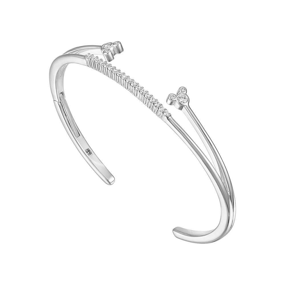 Mickey Mouse Crisscross Cuff Bracelet by Rebecca Hook