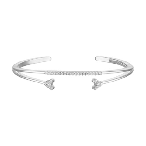 Rebecca Hook Mickey Mouse Crisscross Cuff Bracelet by