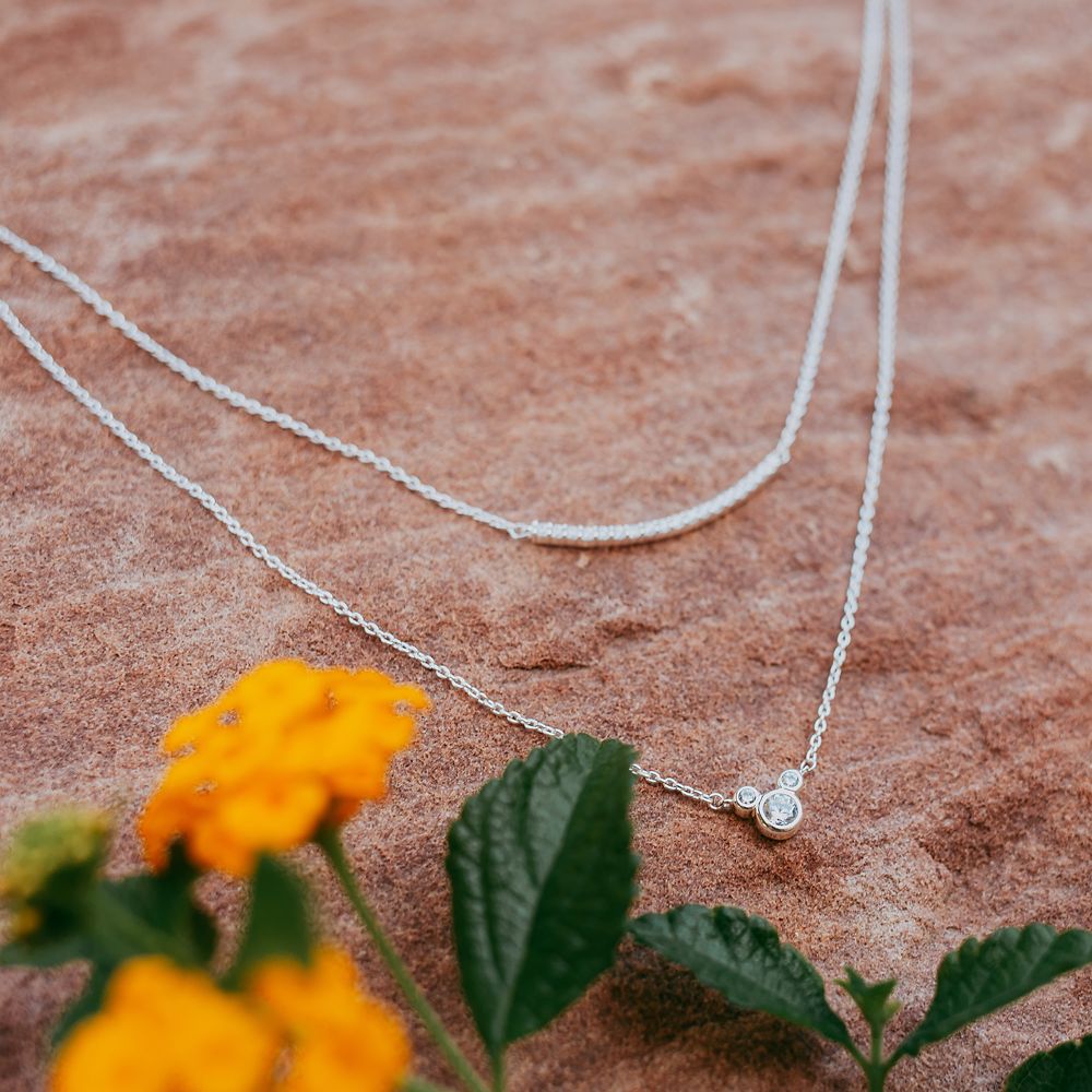 Mickey Mouse Icon Layered Necklace by Rebecca Hook