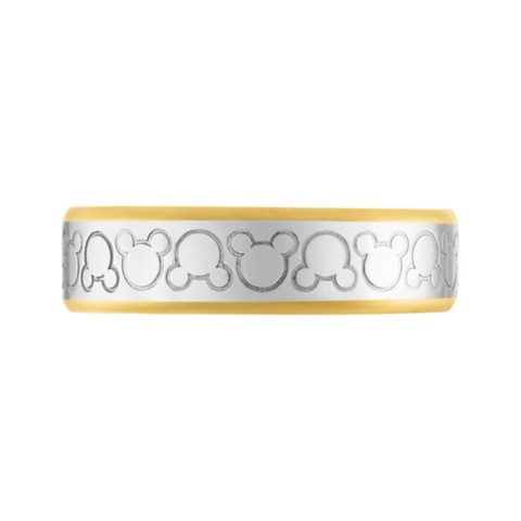 Rebecca Hook Mickey Mouse Icon Two-Tone Band Ring by