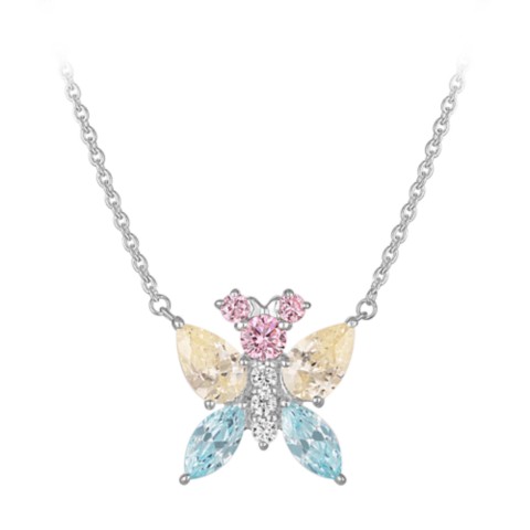 Rebecca Hook Minnie Mouse Icon Butterfly Necklace by