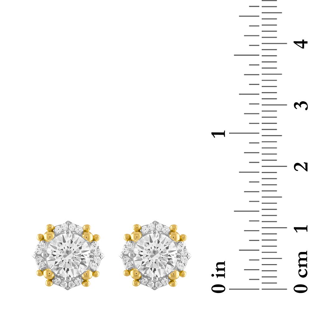 Mickey Mouse Icon Solitaire Earrings by Rebecca Hook