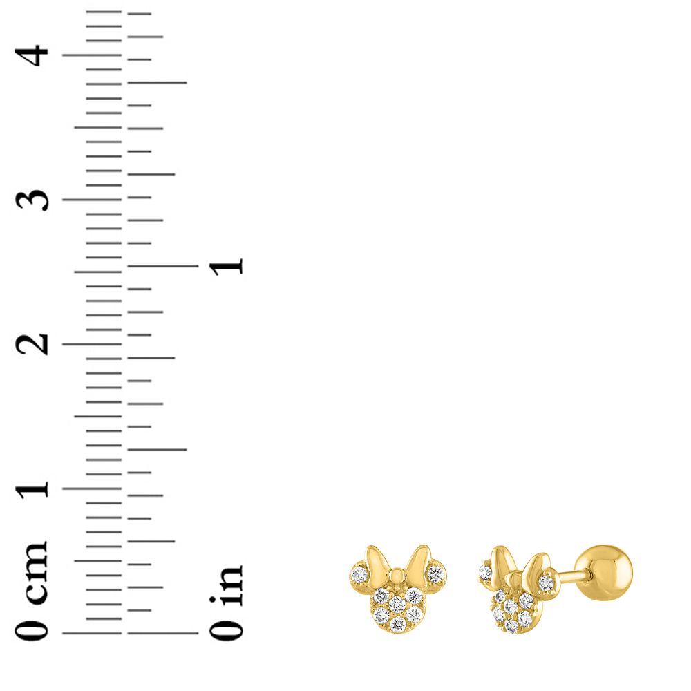 Minnie Mouse Icon Earrings by Rebecca Hook