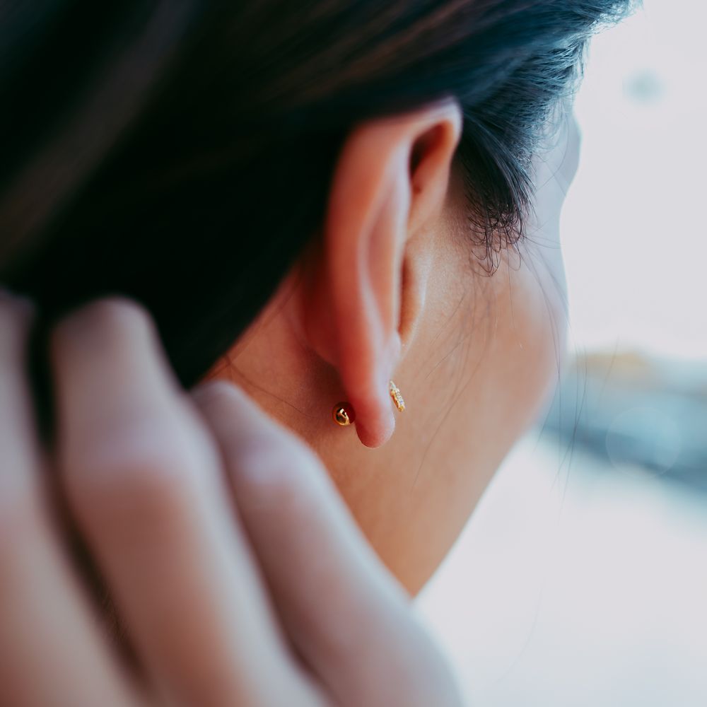 Minnie Mouse Icon Earrings by Rebecca Hook