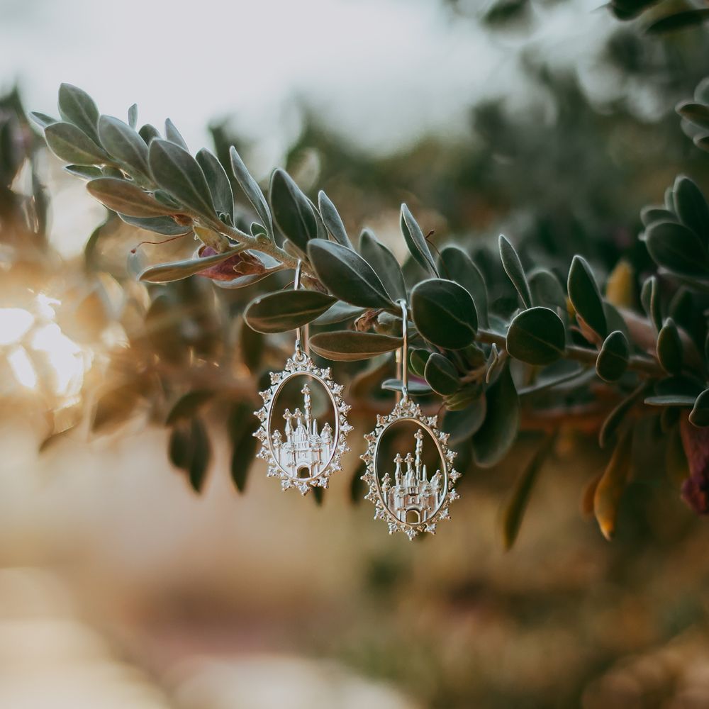 Disneyland 70th Anniversary Earrings by Rebecca Hook
