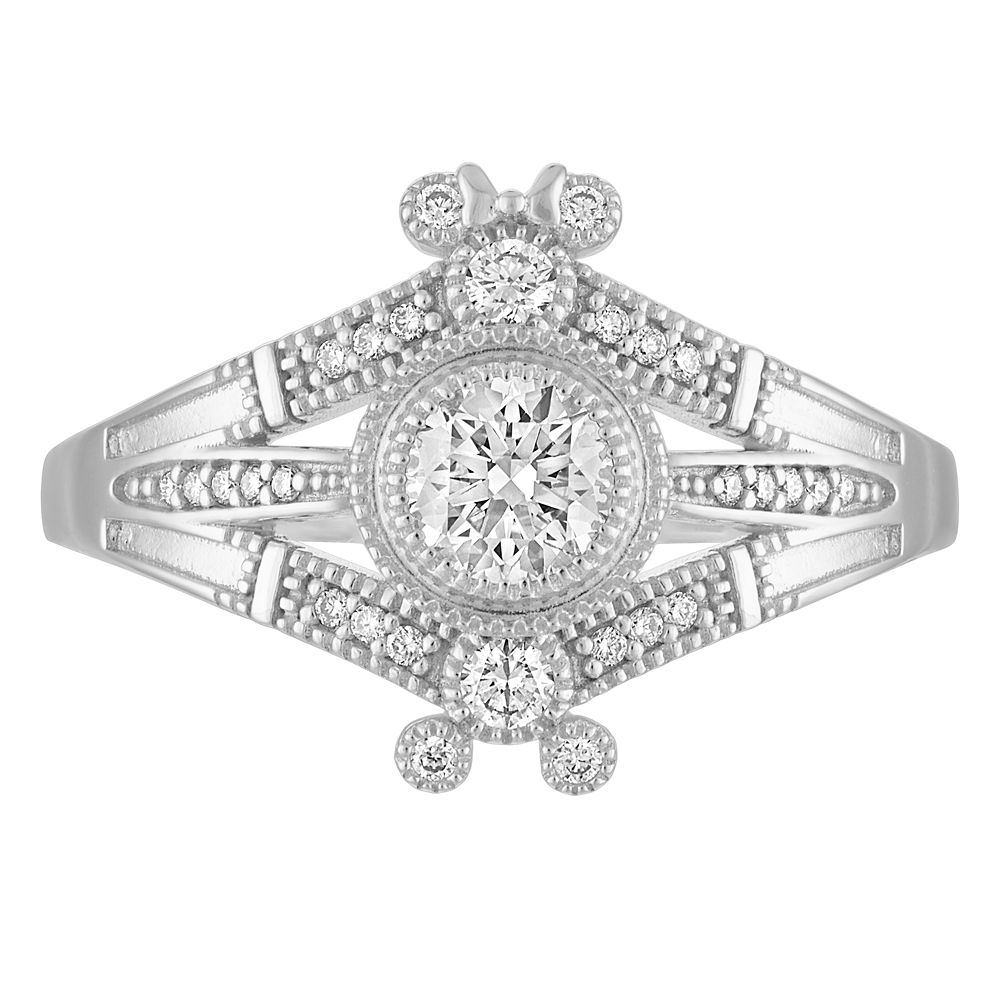 Mickey Mouse Icon Diamond Ring by Rebecca Hook White Gold Official shopDisney