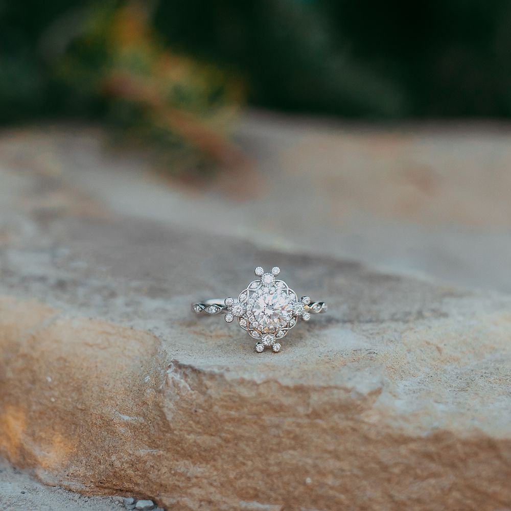 Mickey Mouse Icon Diamond Ring by Rebecca Hook