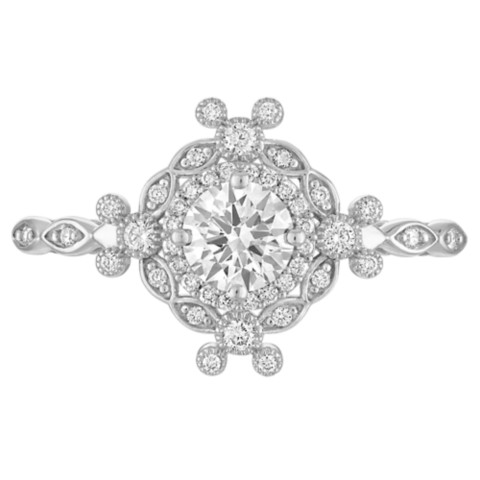 Rebecca Hook Mickey Mouse Icon Diamond Ring by