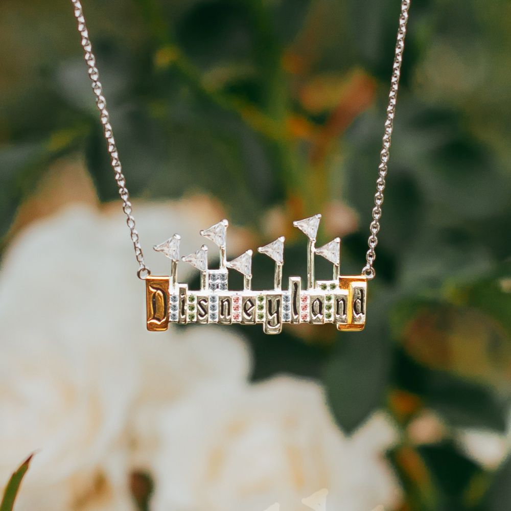 Disneyland Marquee Pendant Necklace by Rebecca Hook