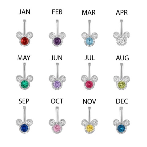 Брелоки Rebecca Hook Mickey Mouse Icon Birthstone Charm by