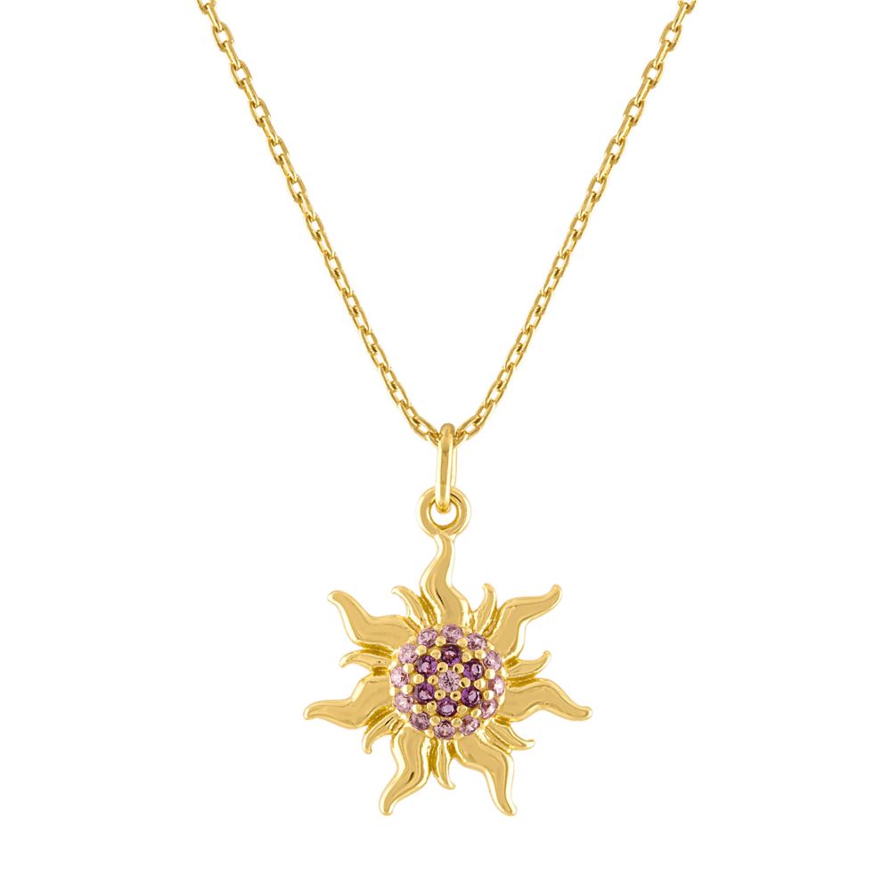 Rapunzel Corona Sun Necklace by Rebecca Hook &ndash; Tangled