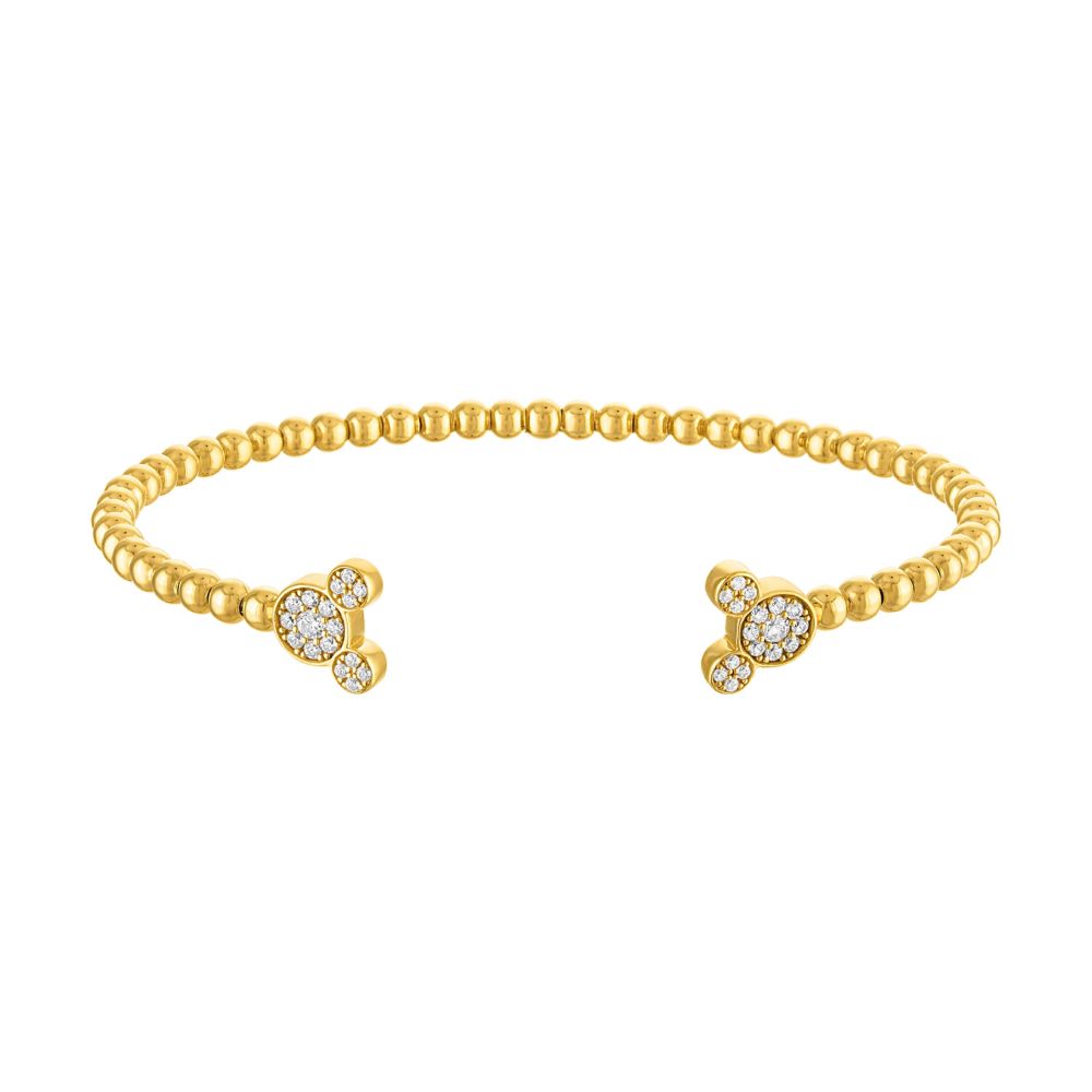 Mickey Mouse Icon Cuff Bracelet by Rebecca Hook