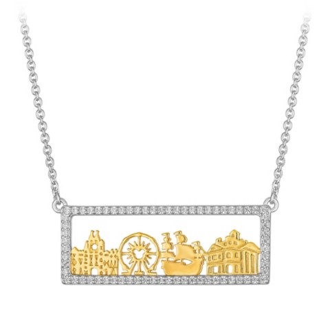 Rebecca Hook Disneyland Attractions Necklace by