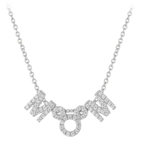 Rebecca Hook Mickey Mouse Icon ''Mom'' Neckace by Rebecca Hook – Silver