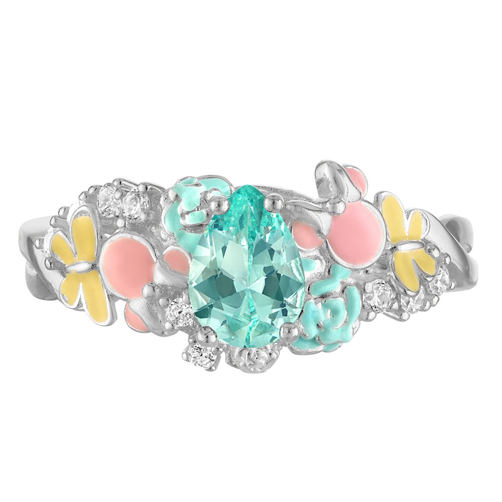 Minnie Mouse Icon Floral Ring by Rebecca Hook