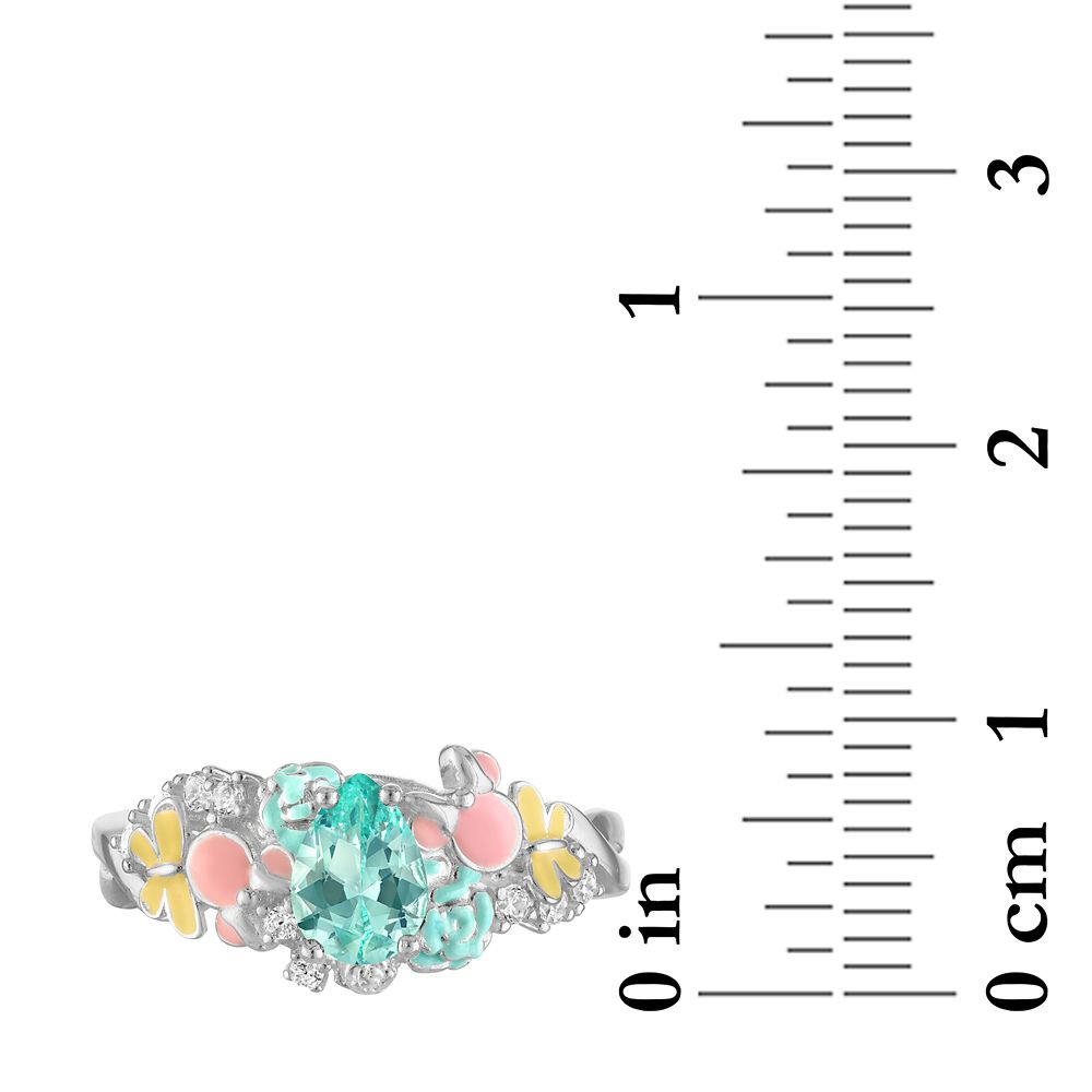 Minnie Mouse Icon Floral Ring by Rebecca Hook