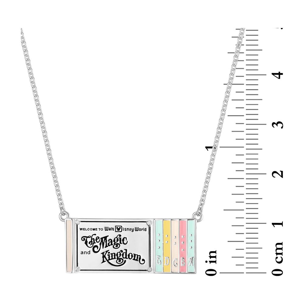 Walt Disney World Ticket Book Necklace by Rebecca Hook