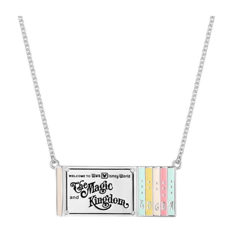 Rebecca Hook Walt Disney World Ticket Book Necklace by
