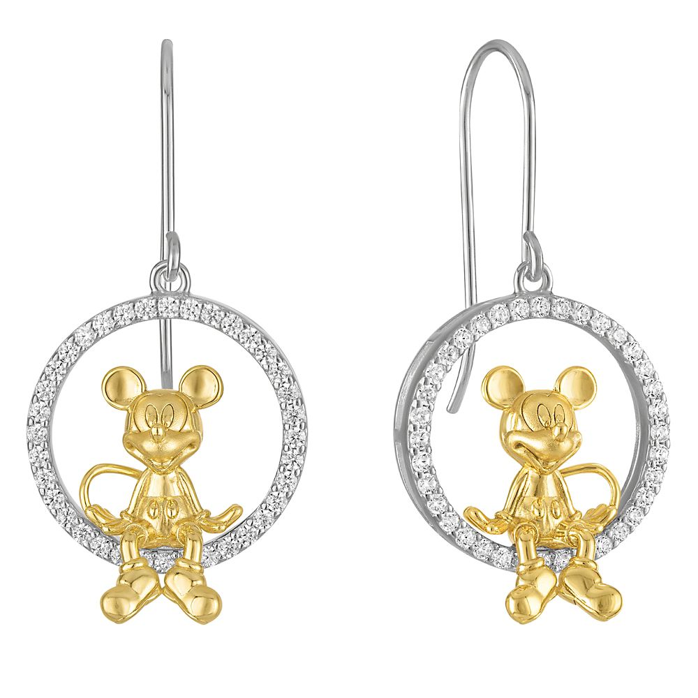 Mickey Mouse Seated Earrings by Rebecca Hook