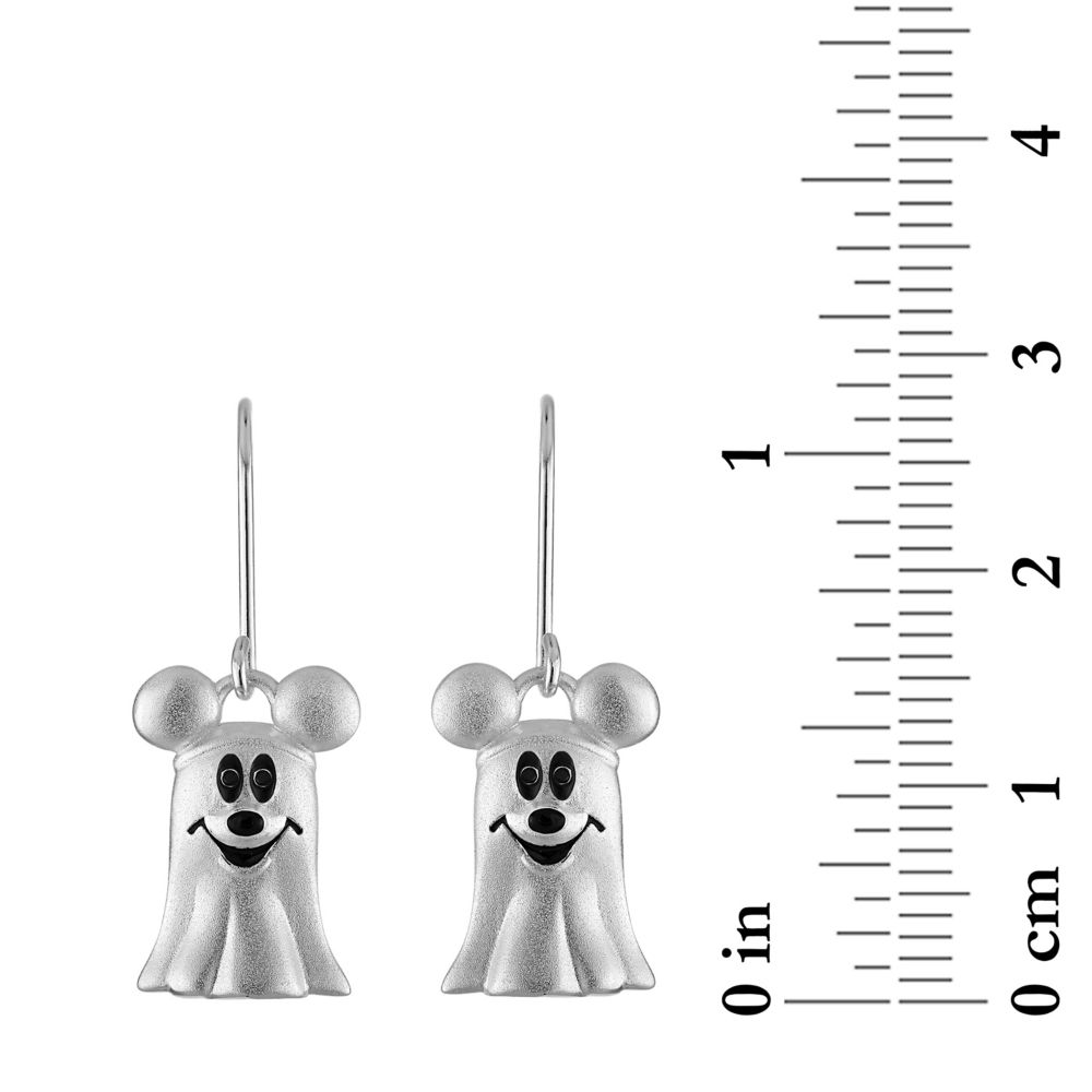 Mickey Mouse Ghost Earrings by Rebecca Hook