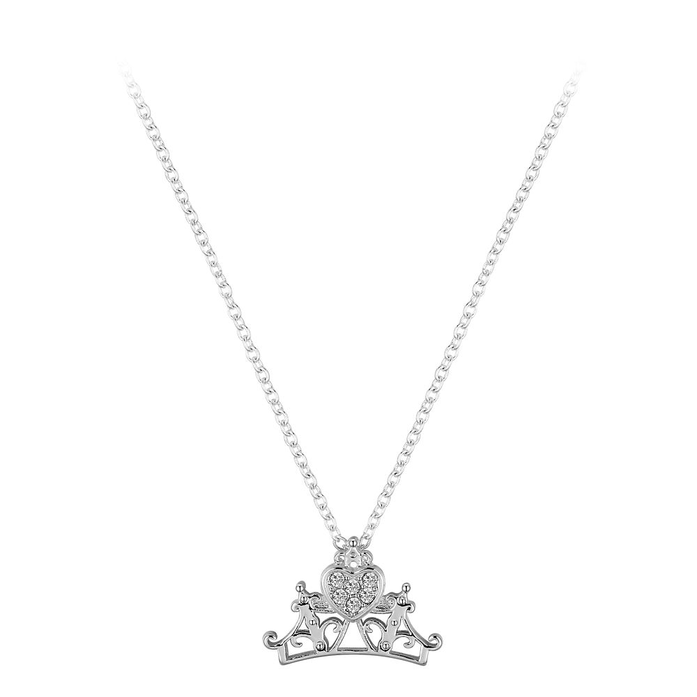 Disney Princess Crystal Crown Necklace