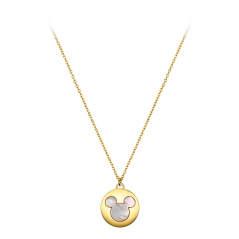 Disney Mickey Mouse Icon Disc Pendant Necklace