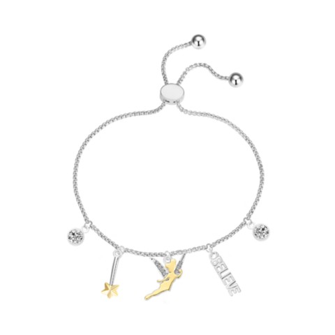 Disney Tinker Bell ''Believe'' Bolo Bracelet – Peter Pan