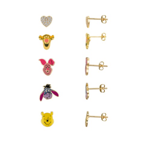 Disney Winnie the Pooh and Pals Character Earring Set