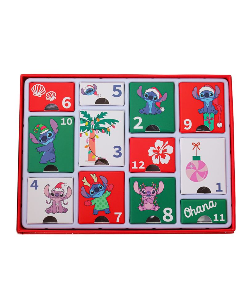 Lilo & Stitch Holiday Advent Calendar 12-Piece Jewelry Gift Set Official shopDisney