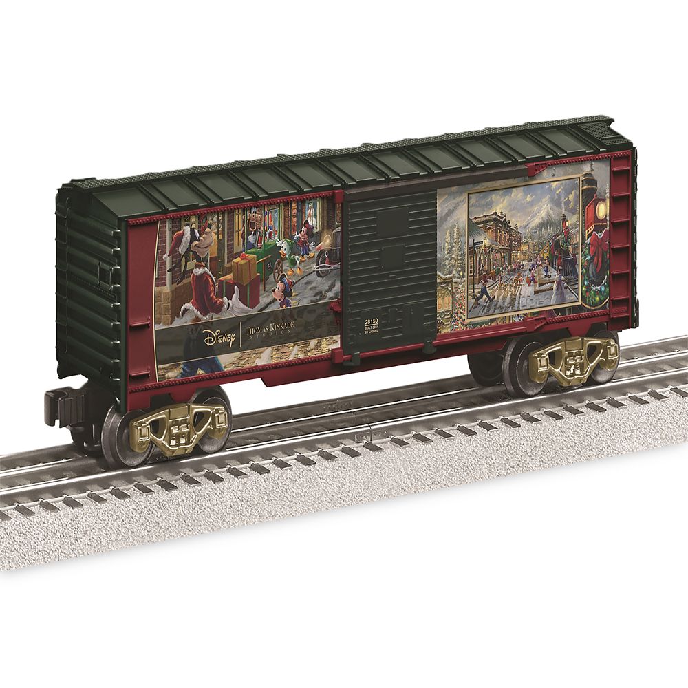 Mickey Mouse and Friends ''Candy Cane Express'' Thomas Kinkade Studios Train Car by Lionel Official shopDisney