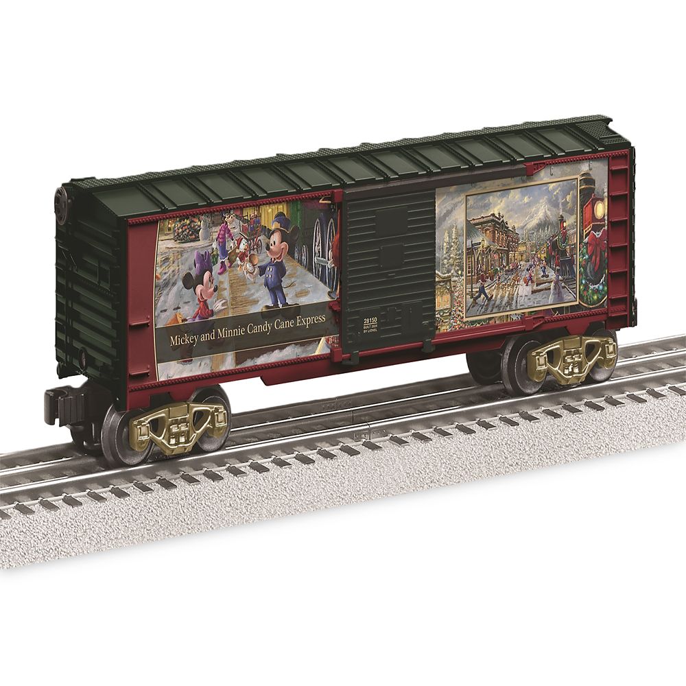 Mickey Mouse and Friends ''Candy Cane Express'' Thomas Kinkade Studios Train Car by Lionel