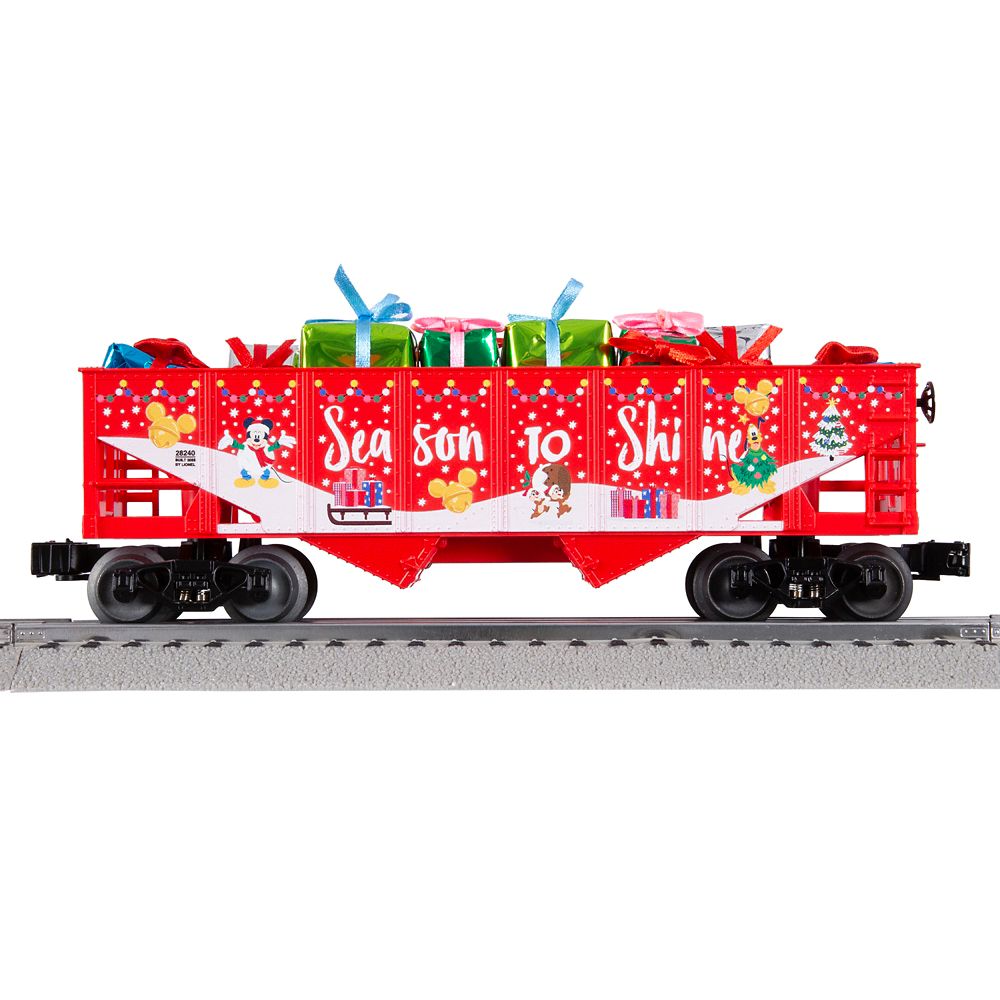 Mickey Mouse and Friends Disney Christmas Hopper with Present Load by Lionel