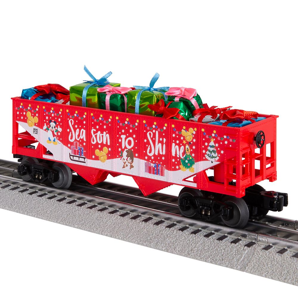 Mickey Mouse and Friends Disney Christmas Hopper with Present Load by Lionel