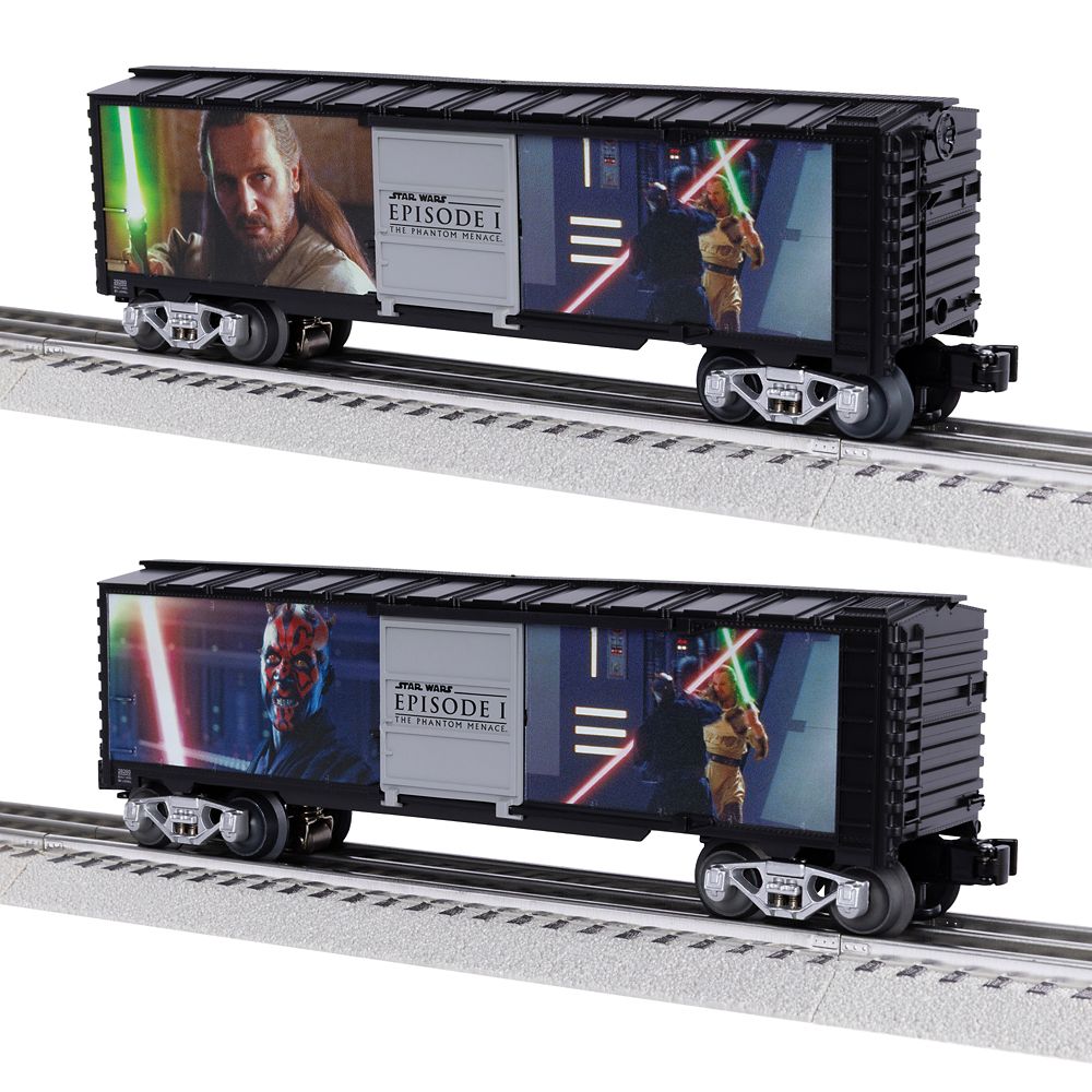 Star Wars LIGHTSABER Series Illuminated Boxcar: Darth Maul v. Qui-Gon Jin (Episode 1) by Lionel