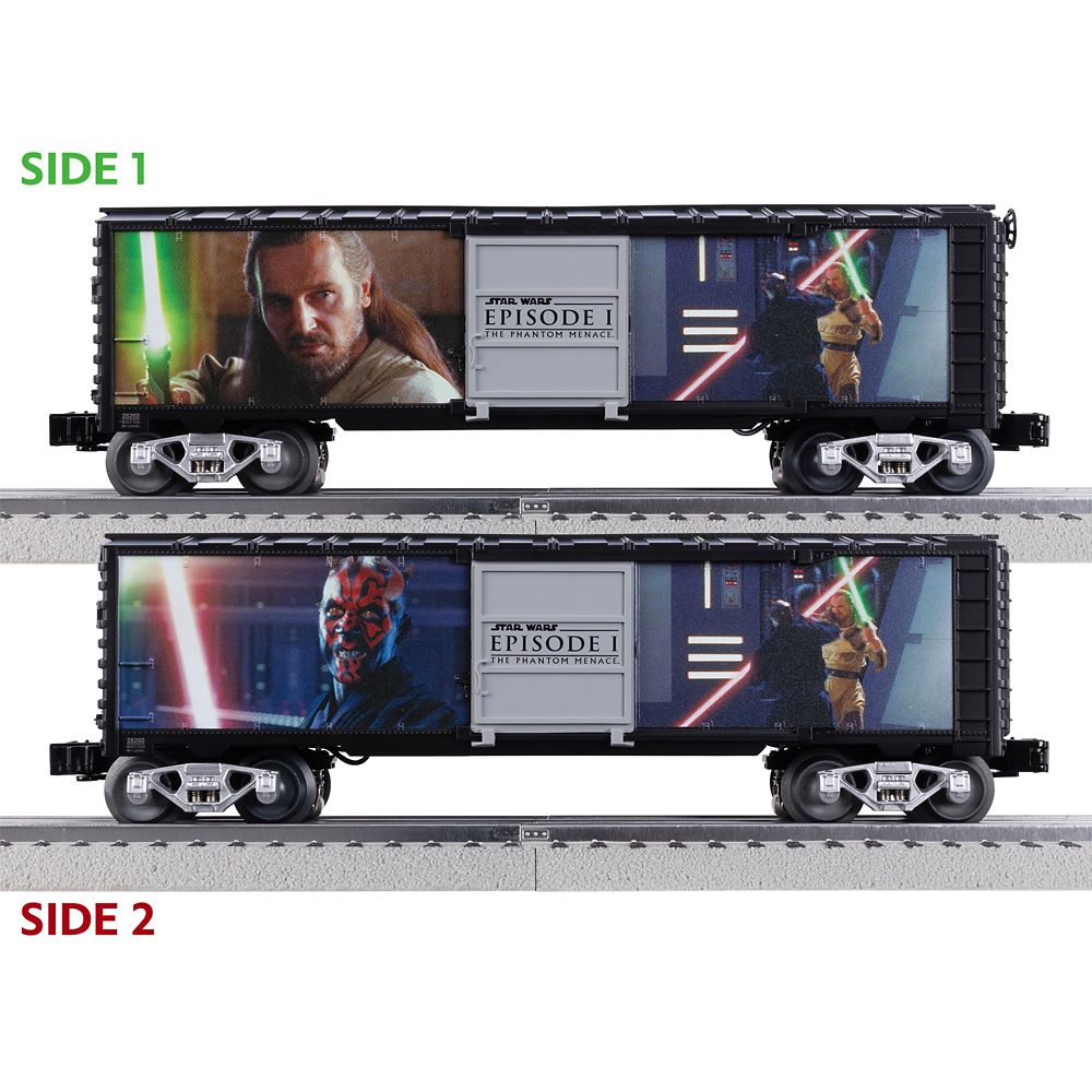 Star Wars LIGHTSABER Series Illuminated Boxcar: Darth Maul v. Qui-Gon Jin (Episode 1) by Lionel