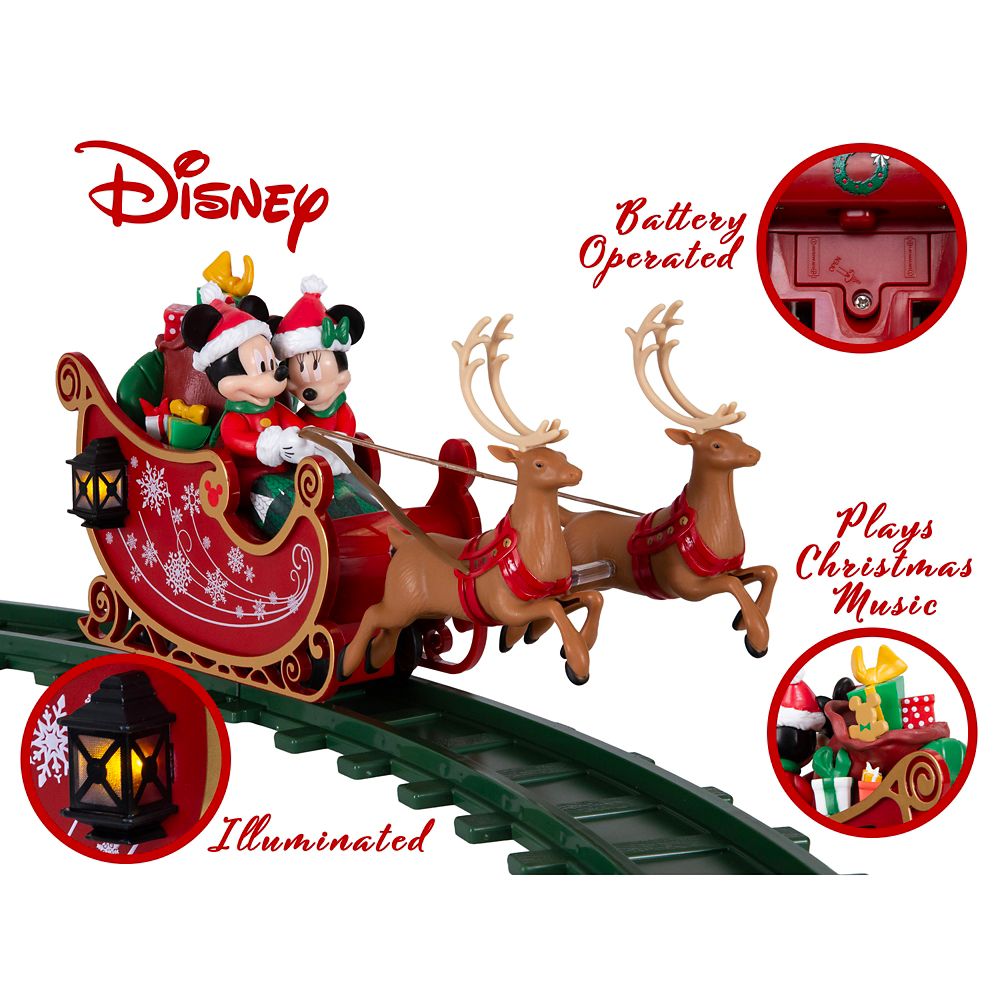 Mickey and Minnie Mouse Christmas Tree Train by Lionel