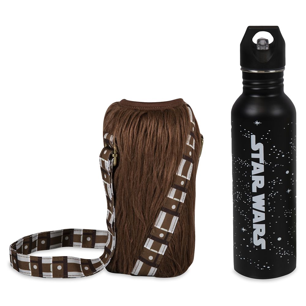 Chewbacca Stainless Steel Water Bottle and Cooler Tote &ndash; Star Wars