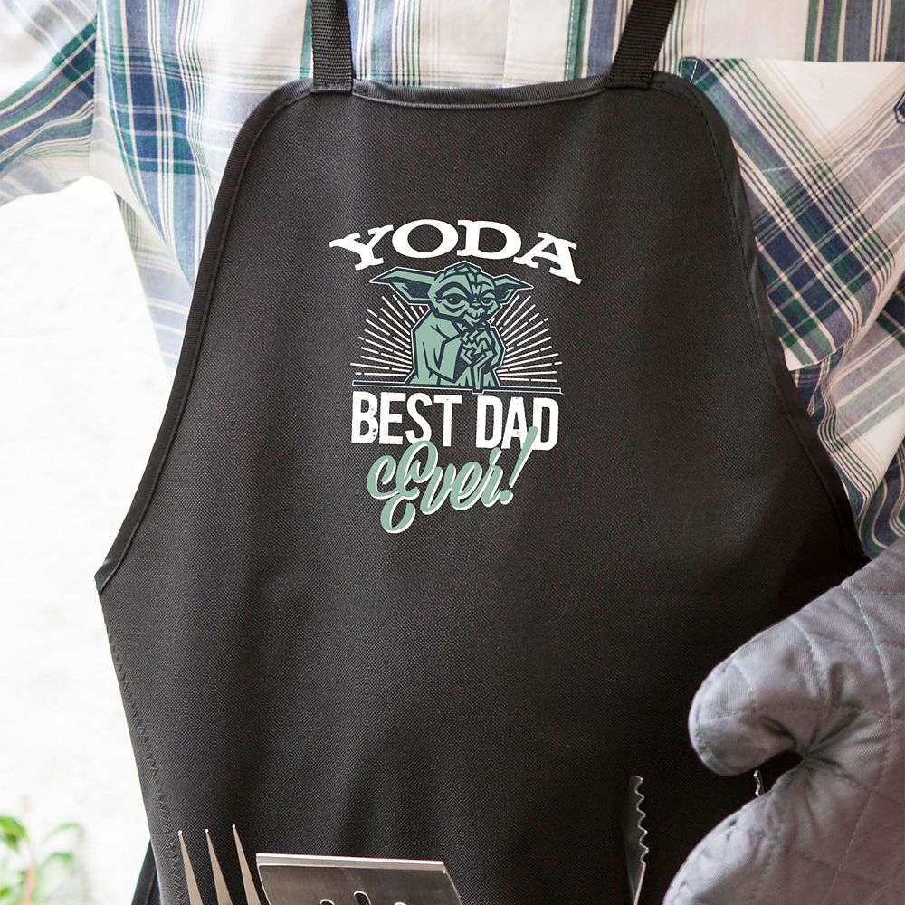 Yoda ''Best Dad Ever'' BBQ Apron Tote Pro Grill Set - Star Wars
