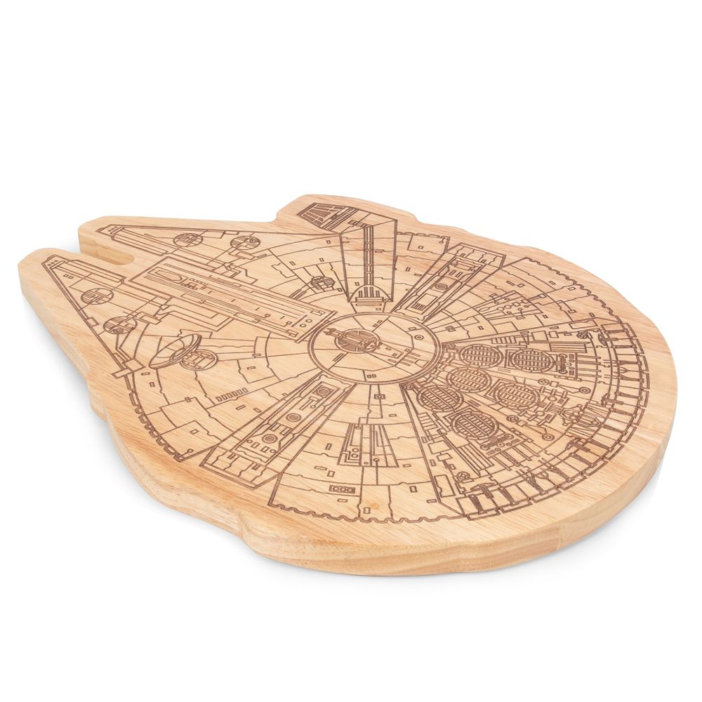 Millennium Falcon Wooden Serving Board &ndash; Star Wars